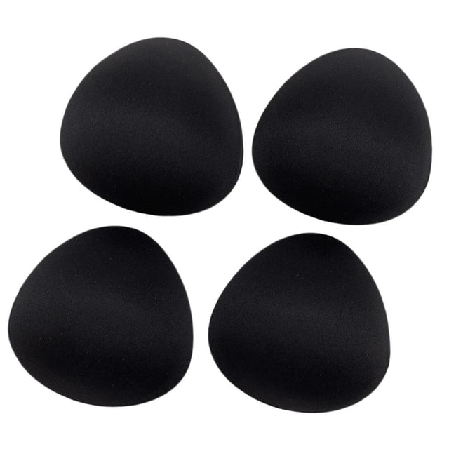 2 Pares de Inserciones de de Sostén Femenino Empujan Hacia Arriba para Trajes de ropa para deportiva C Negro Macarena Inserción de almohadilla de sujetador de esponja