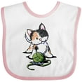 thumbnail image 3 of Inktastic Calico Kitten For Darks Boys or Girls Baby Bib, 3 of 4