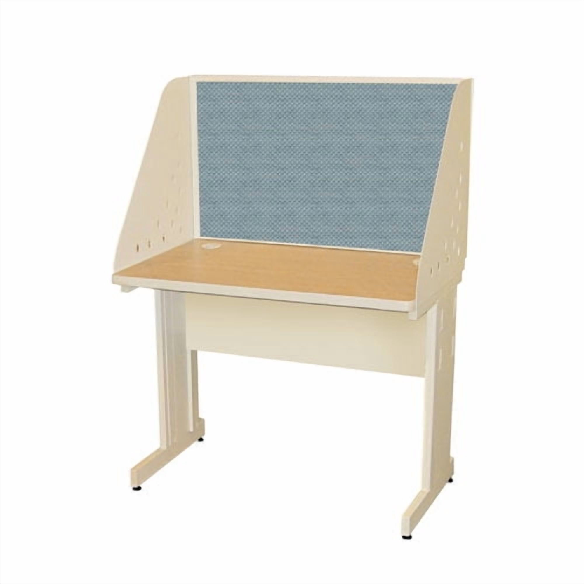 Mobile Ped, File/File, Putty, Solar Oak Fronts, 23"D