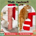 thumbnail image 7 of LHBCraft Christmas Cat Tree, 64.2" Multi-Level Cat Tower with Condos, Sisal Scratching Posts, Hammocks, 7 of 7