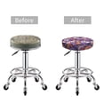 thumbnail image 3 of music Skull record Round Bar Stool Seat Covers, Elastic Round Chair Cover Stool Seat Slipcover Bar Stool Cushions Round Pad for 12-14 inch, 3 of 5