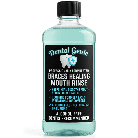 Braces Healing Rinse for Sore Mouths-Vanilla Cream