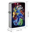 thumbnail image 2 of Mega Man-theme Copper Metal Lighter Shell, Premium Replacement Refillable Lighter Case with Durable Metal Construction, Compatible with Zippo and Most Standard Lighter Models, 2 of 6