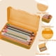thumbnail image 3 of Caja de lápices de plástico de colores, cajas de lápices de gran capacidad para niños adultos, para útiles escolares de oficina Zhivalor  CPB-SSW1598-1, 3 of 5