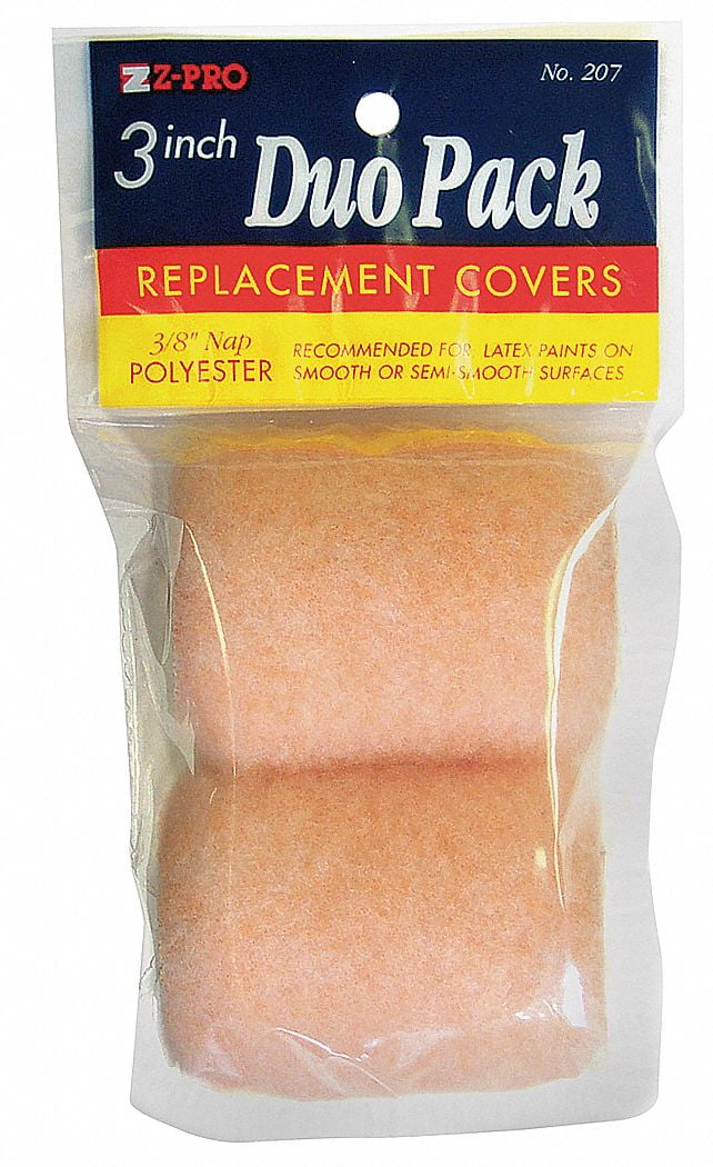 Premier Roller Cover,3'L,3/8'Nap,Polyester,PK2  207