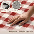 thumbnail image 6 of ODIKA 4'x6' Washable Area Rug Pet Friendly, Non-Shedding Plaid Checkered Checked Tartan Vintage Farmhouse Gingham Squares for Bedroom, Reading Nook, 6 of 7