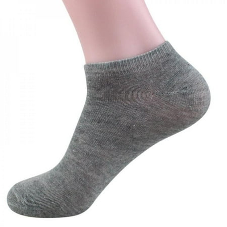 

Clearance Sale Bamboo Fiber Mens Sports Socks Loafer Liner Low Cut No Show Black Boat Socks Cool Elastic