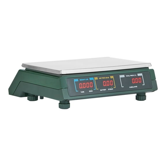 Electronic Price Computing Scale, 66 LB Digital Deli Weight Scales, LED Digital Commercial Food Fruit Meat Produce Counting Weight, for Retail Outlet Store, Kitchen, Restaura