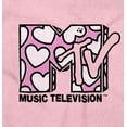 thumbnail image 2 of Retro MTV Valentines Hearts Logo Women's Maternity Dress Brisco Brands M, 2 of 3