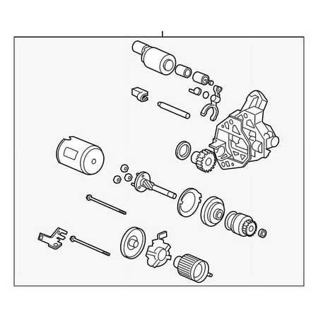 Genuine OE Honda Starter - 31200-R70-A51 Fits select: 2009-2011 HONDA PILOT EXL, 2008-2012 HONDA ACCORD EXL