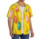 thumbnail image 2 of Fotbe Easter eggs (2) Camisa Estampada de Manga Corta para Hombre, Casual de Verano, Estilo Playero, Sin Arrugas-4X-Large, 2 of 5