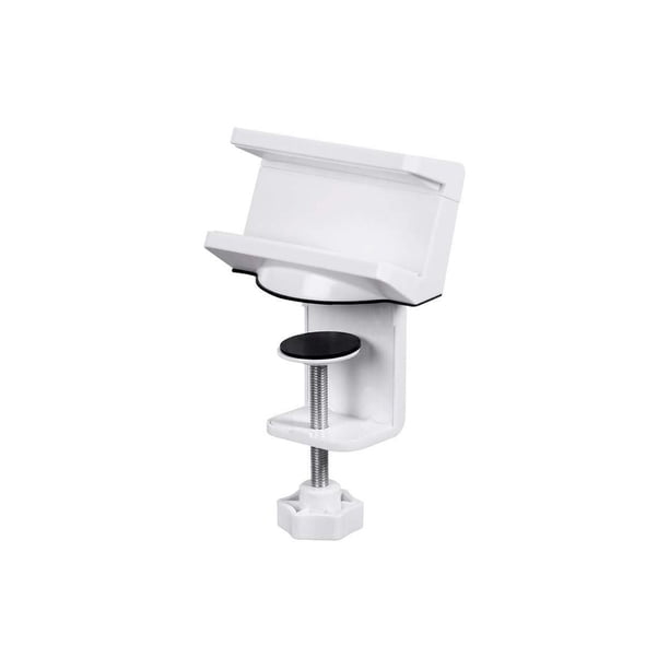 Soporte de Escritorio Monoprice Blanco para Protectores de Sobretensión, Regletas, Hubs USB