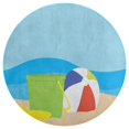 thumbnail image 3 of Large Beer Glass on Sand Round Carpet Circle Rug Outdoor Patio Area Rug Washable Large Area Rugs Hallway Room Decor Fitness Mats, 3 of 8