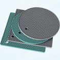 thumbnail image 1 of Silicone Pot Holders for Hot Pan and Pot Pads. Heat Resistant Counter Mats for Tables, Countertops, Spoon Rest and Large Coasters, 4 Pack Color Gray & Dark Green, 1 of 5