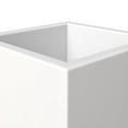 thumbnail image 4 of LeisureMod Fern Fiberstone and MGO Clay Planter, Mid-Century Modern Square Planter Pot for Indoor and Outdoor (White, 9 Inch), 4 of 7