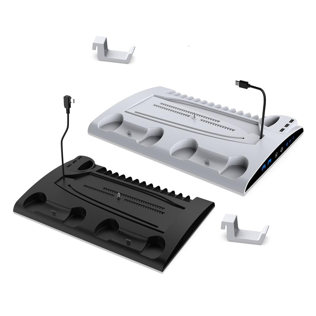 Versatile Cooling Stand with Dynamic Color Lighting Efficient Cooling Rack Easy to Operate designs for P5 & P5 Slim