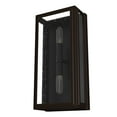 thumbnail image 2 of Hunter - Felippe 2-light Onyx Bengal, Small Sconce Light, Dimmable, Casual Style, for Bedrooms, Dining, Living Rooms - 19977, 2 of 8