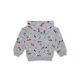 thumbnail image 3 of Garanimals Toddler Boy Long Sleeve Graphic Fleece Hoodie, Sizes 12M-5T, 3 of 4