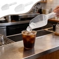 thumbnail image 1 of Plastic Shovel 1-Piece Transparent Plastic Ice Scoop Ergonomic Handle Large Spoon for Fridge Ice Cream Coffee Dry Goods Rkxzt, 1 of 8