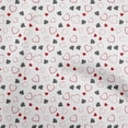 thumbnail image 1 of oneOone Polyester Spandex Red Fabric Poker Card Sewing Craft Projects Fabric Prints By Yard 56 Inch Wide, 1 of 4