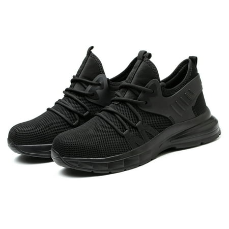 

OwnShoe Unisex Breathable Steel Toe Safety Shoes Men Women Nonslip Work Sneakers