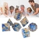 thumbnail image 1 of Juego de dados de resina, juego de dados de dados de resina de 7 piezas Juego de dados de juego de mesa multifuncional, 1 of 8