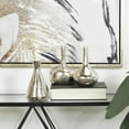 thumbnail image 2 of CosmoLiving by Cosmopolitan 5"W, 8"H Silver Aluminum Metal Vase with Varying Shapes, Set of 3, 2 of 14