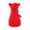 Red, variant on Plastic Flower Vase for Flowers Arrangement,6.3 inch Decorative Vases for Home Decor,Shelf,Table Centerpieces,Kitchen,Floral Arrangements with Bow for Indoor Decor Red