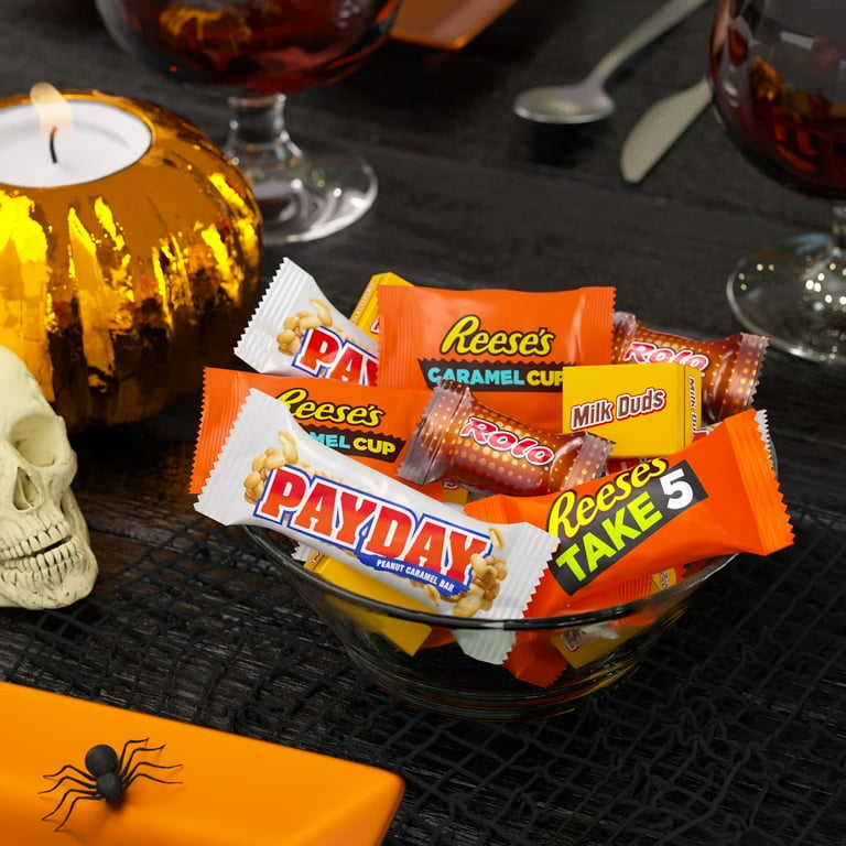 Hershey Assorted Caramel Flavored Halloween Candy, Bag 18.08 oz