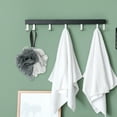 thumbnail image 5 of Unique Bargains 1 Pc Bath Shower Loofah Sponge Body Puffs for Bathroom 5.31"x4.33" Gray Deep Gray, 5 of 6