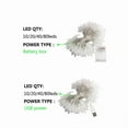 thumbnail image 3 of LED Star String Lights USB/Battery Operated Fairy Lights Christmas Garland For Party Wedding Home Outdoor Patio Decoration, 3 of 10