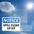 thumbnail image 6 of (2 Pack) Spill Clean Up Kit OSHA Notice Sign 14 Inch X 10 Inch Vinyl Label Decal Sticker Weather Resistant, UV Protected for Workplace, Business, and Construction Site, Made in the USA, 6 of 7