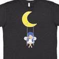 thumbnail image 4 of Inktastic Cute Fairy, Fairy On The Moon, Fairy On A Swing T-Shirt, 4 of 5