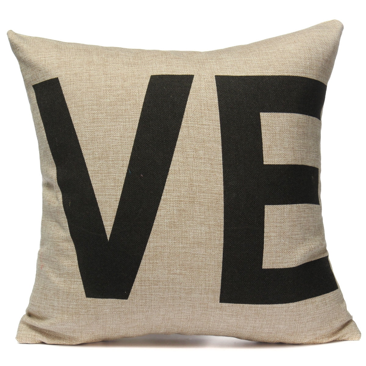 Love Decorative Throw Pillow Case Cushion Cover 17x17 inch Square