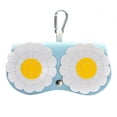 thumbnail image 1 of Elegante Soporte Para Anteojos De Cuero Pu, Bolsa Para Gafas De Sol, Linda Bolsa De Almacenamiento De Gafas De Dibujos Animados Con Gancho Para Viajes, Compras, Playa Minnieouse AP006521-06, 1 of 6