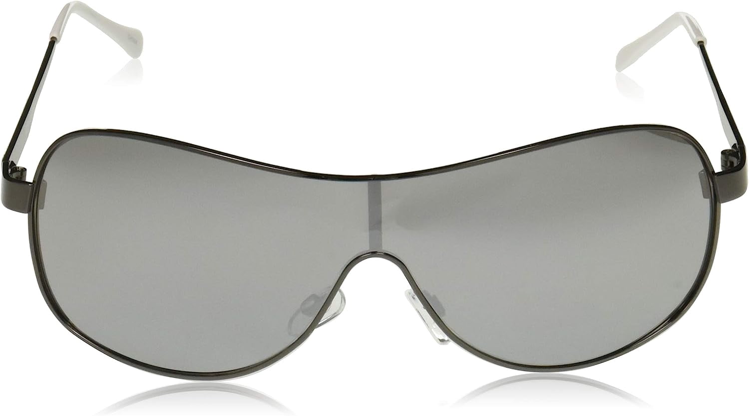 SOUTHPOLE Men's 5033SP Metal Shield UV400 Protective Rectangular Sunglasses, Cool Gifts for Him, 140 mm