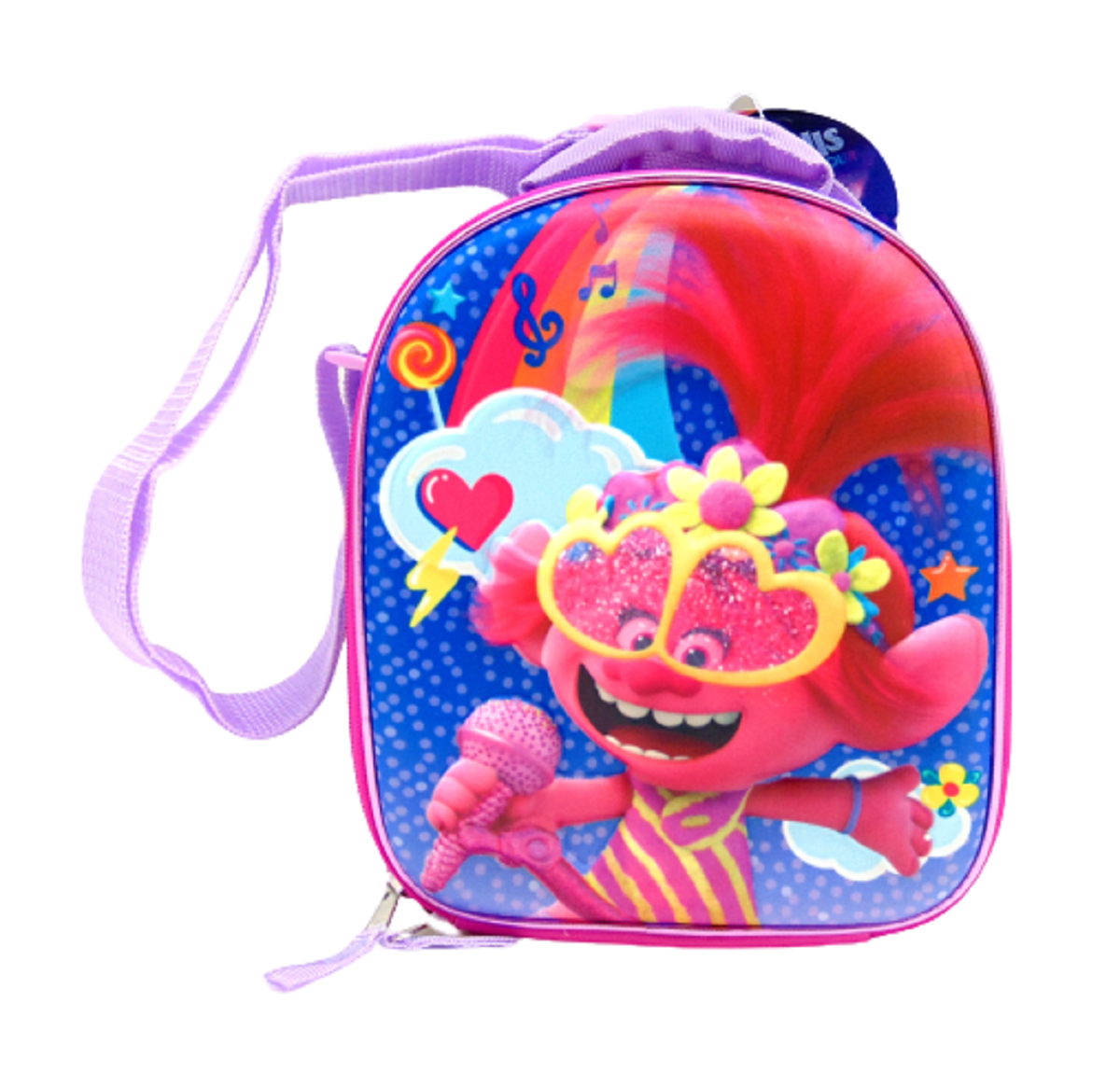 Trolls Backpack 16 and Detachable Insulated Lunch Bag Poppy Guy Music Is  Life - Walmart.com