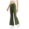 thumbnail image 4 of Liacowi Women Flare Yoga Pant High Waist Stretchy Bootcut Flared Leggings Gym Workout Pant Bell Bottom Trouser, 4 of 9