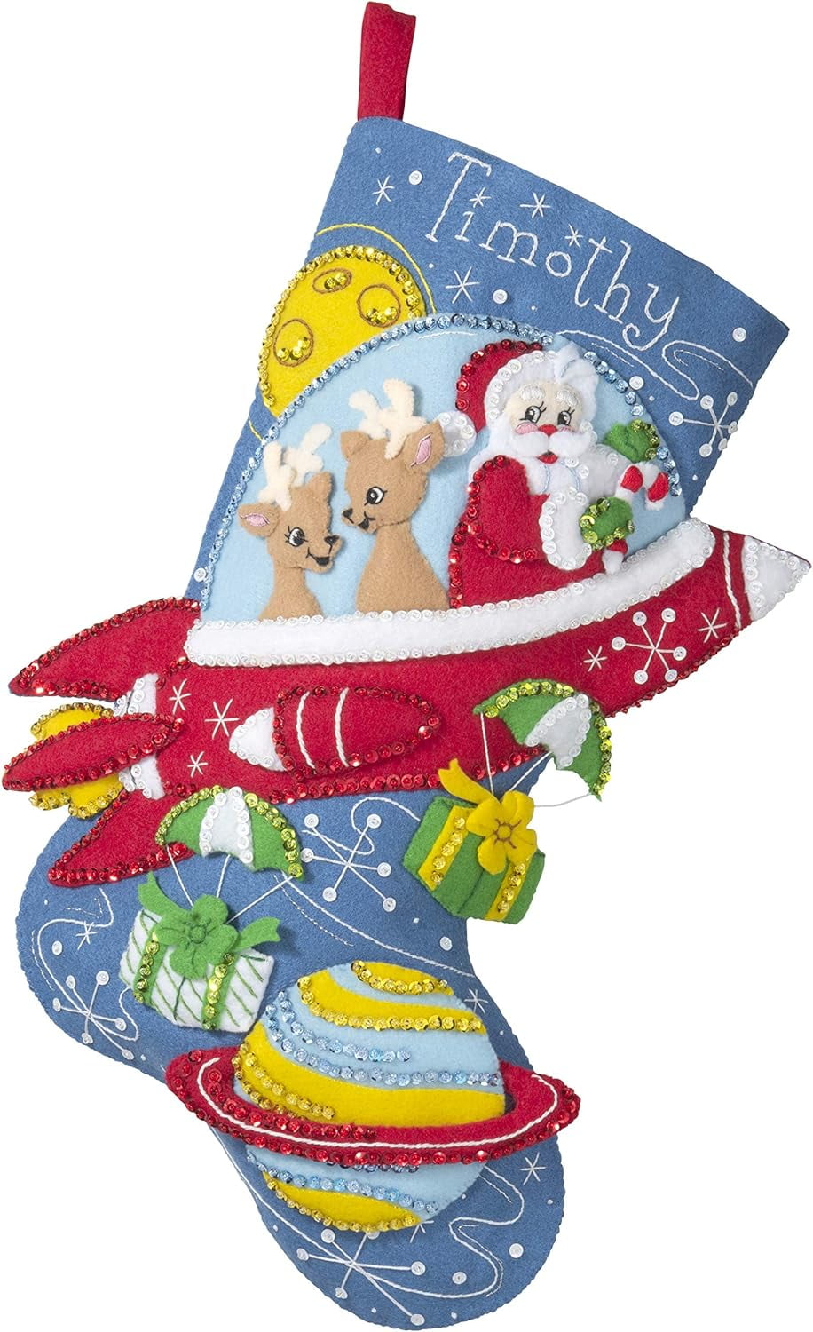 Bucilla ® Seasonal - Felt - Stocking Kits - Santa's Balloon Ride 89467 –  Creative Wholesale