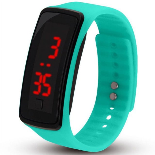 Reloj para niños, pulsera electrónica LED, gafas de sol, reloj LED, reloj de regalo de moda