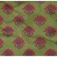 thumbnail image 4 of oneOone Organic Cotton Poplin Twill Fabric Floral Block Decor Fabric Printed BTY 42 Inch Wide, 4 of 4