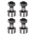 thumbnail image 1 of Unique Bargains 4 Pcs Suiveur de Came CF22 KR22 Roulement à Aiguilles M10x1.25mm 10mm Roulement Dia Miniature Roulements à Rouleaux, 1 of 6
