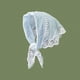 thumbnail image 1 of Zhuge Bufanda elegante, bufanda triangular, protector solar de verano con encaje, diadema fina y transpirable, diadema de estilo campestre (azul claro), 1 of 2