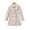 Beige, variant on Ashirexll Girls Fleece Coats Winter Tops for Girls Woolen Long Sleeved Coat with Large Turndown Collar Solid Color Warm Winter Style
