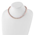 thumbnail image 4 of Auriga Fine Jewelry 925 Sterling Silver Rh-plated 7-8 mm Purple FW Cultured Pearl Necklace for Women 24", 4 of 6