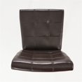 thumbnail image 5 of Noble House Crayton Brown Leather Dining Chair (Set of 2), 5 of 9