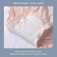 thumbnail image 4 of 3-Pack High Waist Maternity Lace Panties Pregnant Ruffled Trim Cotton Underwear Pregnancy Briefs, 4 of 10