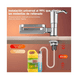 thumbnail image 4 of Dispensador De Jabón Liquido Con Porta Esponja Fregadero Belug Plateado, 4 of 5
