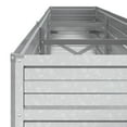 thumbnail image 5 of vidaXL Garden Raised Bed 94.5"x15.7"x17.7" Galvanized Steel Silver, 5 of 5
