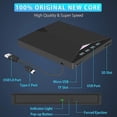 thumbnail image 3 of USB 3.0 and Type-C External DVD/CD-ROM Reader and Burner with SD/TF Card and USB Reader, CD-RW VCD for Windows 7/8/10/Vista/XP/Mac OS, Laptop, Desktop, 3 of 5